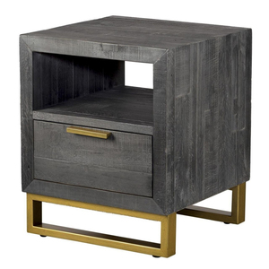 Muebles Modernos para Sala de Estar con Gabinetes de Madera Reciclada Sólida, Mesa Auxiliar, Muebles Elegantes - Product Image 3