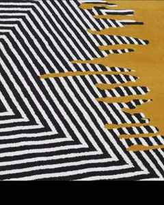 Alfombra de lana con mechones a mano de calidad superior Nuevo diseño abstracto geométrico Alfombras de calidad superior hechas a mano personalizables - Product Image 3