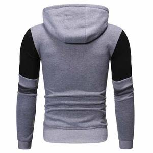 Vente en gros de pulls à capuche en molleton thermique 100% coton pour hommes sweats unis conçus sur mesure motif d'impression d'hiver logo personnalisé - Product Image 6