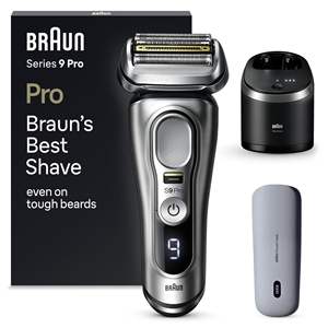Rasoir électrique premium 5-en-1 avec 4 têtes de rasage, étui de rangement, IPX7, tondeuse à barbe et corps pour homme, station de nettoyage - Product Image 4