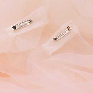 Bridella VG33-I Ivory Pearl & Mesh <b>Shawl</b> with Elegant Lace Decoration Soft Drape & Warm <b>Wrap</b> for <b>Weddings</b> Proms & Formal Events - Product Image 3