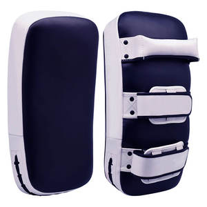 Escudo de patada de cuero ligero de alta calidad para boxeo MMA, vendedor superior impermeable con diseño de logotipo personalizado para equipos de Karate - Product Image 3