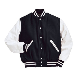 High Quality <b>Mens</b> Fashion Custom Design Baseball Letterman <b>Jacket</b> Leather Sleeves Letterman <b>Jacket</b> Custom Color and <b>Size</b> - Product Image 5