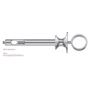 Seringues d'anesthésie manuelles en acier inoxydable à filetage impérial, certifiées CE, avec poignée ergonomique, pour aspiration dentaire - Prix de gros - Product Image 1