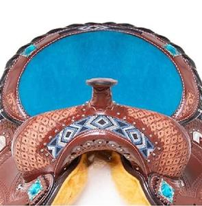 Qualité supérieure 100% fait à la main en cuir Durable Style anglais selle occidentale équipement d'équitation essentiel pour les équestres - Product Image 6