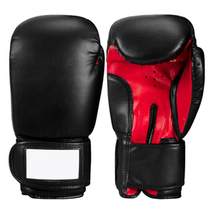 Recién llegado, guantes de boxeo rojos y negros personalizados, características elásticas de cuero de alta calidad, diseño de moda, logotipo personalizado, lavado - Product Image 2