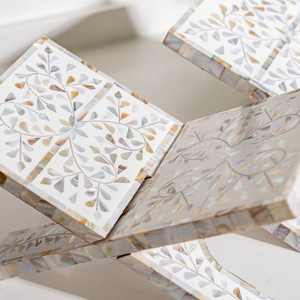 Luxury Eid Mubarak gift Quran <b>Stand</b> Hot Sale Popular Bone Inlay Bible Holder Mother of Pearl Inlay Quran Rahel Best Selling - Product Image 3