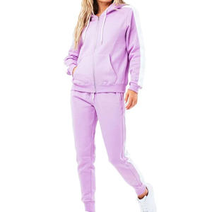 Custom <b>Women's</b> Tracksuit Plus Size 2-Piece Sportswear Set Breathable Hooded Sweatshirt Pants Fitness Streetwear Wholesale - Product Image 1