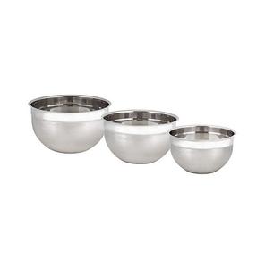 Juego de tazones de acero inoxidable de grado alimenticio, duraderos, pulidos, multiusos, para preparar, servir, mezclar, cocinar y almacenar en la cocina. - Product Image 5