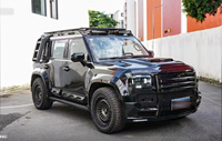 Kit complet de carrosserie de véhicule Grille d'admission d'air Pare-chocs avant Calandre Jupes latérales Passage de roue Jetour T2 Mise à niveau vers le kit carrosserie de DEFENDER