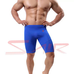 Short de compression en coton pour hommes Nouveau design Logo imprimé personnalisé Cordon de serrage respirant Taille personnalisée-Usine-Meilleure toile vendue - Product Image 5