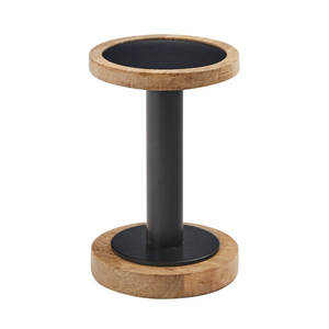 Design élégant et simple avec bougeoir en bois et métal de haute qualité fait à la main pour la décoration de la maison et de l'hôtel pour Noël - Product Image 1