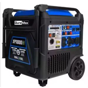 Générateur portable à double carburant de 11 000 watts, générateur à onduleur refroidi par air, générateur silencieux pour utilisation en extérieur en cas d'urgence - Product Image 4