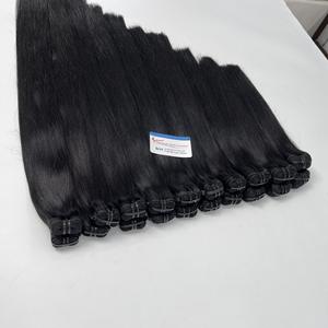 Extensiones de cabello humano vietnamita virgen súper doble dibujado paquetes de trama hueso recto vendedores al por mayor 100% Color Natural Remy - Product Image 4