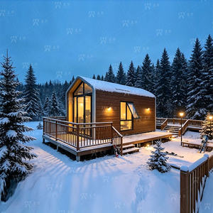 Maison conteneur préfabriquée modulaire 3x6 <span class=keywords><strong>de</strong></span> 30 m² en laine <span class=keywords><strong>de</strong></span> roche, pliable, DIY, avec <span class=keywords><strong>salle</strong></span> <span class=keywords><strong>de</strong></span> <span class=keywords><strong>bain</strong></span>, prête à l'emploi - Product Image 5