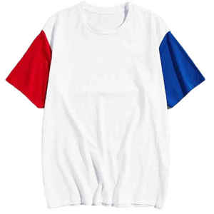 T-shirts d'été personnalisables de haute qualité Shorts en coton décontractés pour hommes Vente en gros O-cou Impressions de qualité supérieure Motif solide - Product Image 5