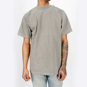 Camiseta de algodón personalizada para jóvenes, 280 g/m², corte regular, lista para estampar, ropa al por mayor - Product Image 5