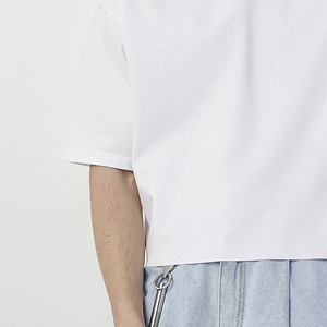 Plain Dyed Men Cropped <b>T</b> <b>Shirt</b> Custom Heavyweight Oversize Boxy Fit Drop Shoulder Washed <b>High</b> <b>Neck</b> Cropped <b>T</b> <b>Shirt</b> For Men - Product Image 4