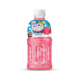 320ml Nico Nico Pomegranate Flavor Juice with Nata De Coco not from concentrate Product of Vietnam by JOJONAVI Suppliers