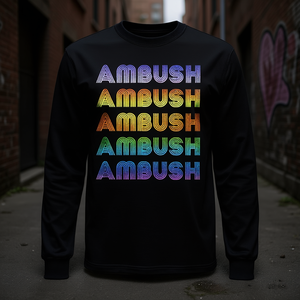 Camiseta de Manga Larga Estilo Grunge Vintage con Diseño de Corazón, Camiseta Promocional - Product Image 3