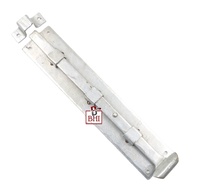 Tôle métallique fer serrure boulon loquet chargé porte dissimulée boulon coulissant jardin charnière boulon porte boulon-droite porte boulons coulissants