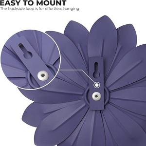 Création classique indienne fleur en métal décoration murale pour anniversaire de mariage anniversaire de Pâques ou cadeau Diwali - Product Image 5