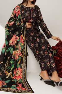 Nuevas llegadas señoras Salwar Kameez césped vestido personalizado OEM paquistaní indio fiesta desgaste boda o casual vestidos de mujer - Product Image 6