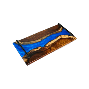 Bandeja de servicio de resina de madera más vendida de Navidad para restaurante y hogar de India - Product Image 3