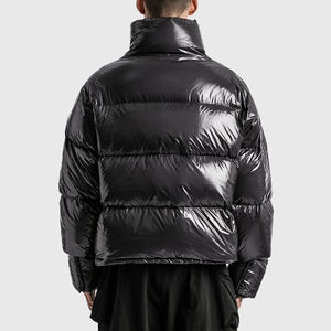 Manteaux d'hiver chauds et rembourrés pour hommes avec des bulles pour l'extérieur, imprimés sur mesure par OEM Veste polaire pour homme - Product Image 5