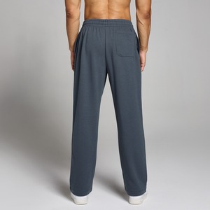 Pantalons de jogging pour hommes en gros personnalisés, très demandés, vente chaude, couleur unie, taille élastique, pantalons d'entraînement - Product Image 5