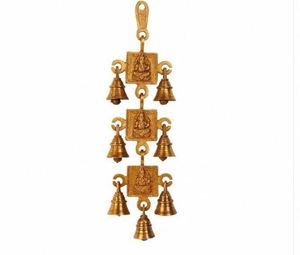 Handmade Brass Hanging Bells <b>Gift</b> At Affordable Price By Supplier Factory price Luxury Brass Hanging Bells Decor - Product Image 3