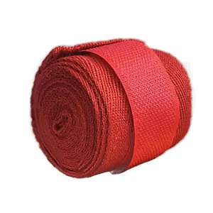 Bandages de boxe en coton pur de haute qualité, personnalisables en longueur, avec logo, best-seller - Product Image 3