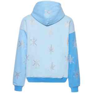 เสื้อฮู้ดดี้ผู้ชายประดับเพชรเทียม ผลิตตามสั่ง ผู้ผลิตเสื้อผ้าแนวสตรีทคุณภาพสูง ออกแบบโลโก้และลายเพชรเทียมของคุณเอง - Product Image 2