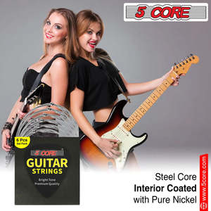 Cuerdas para Guitarra Eléctrica de 5 Hilos para Guitarras de 6 Cuerdas, Acero Niquelado - Product Image 6