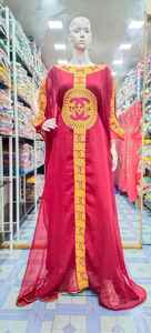 Hermoso Caftán Marroquí 2022, Vestido Musulmán Tradicional con Diseño Nuevo Hecho a Mano con Cuentas de Piedra - Product Image 2