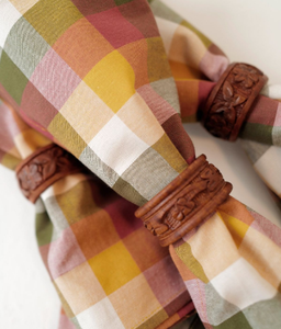 Forme ronde Rond de serviette en bois massif de table de haute qualité Fabricant Fournisseur Rond de serviette en bois - Product Image 6