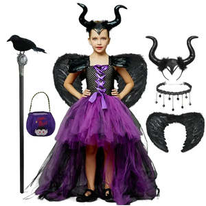 Disfraz de Maléfica para Niños, Diversión de Halloween! - Product Image 1
