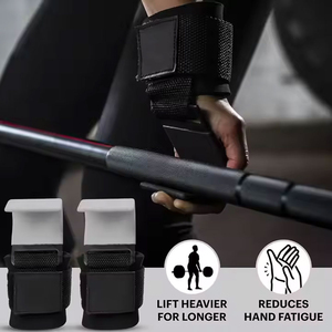 Crochets et sangles de poignet en néoprène unisexe, robustes et respirants, pour l'entraînement, les tractions et la musculation - Product Image 3