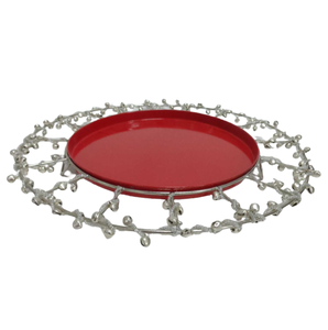 Bol de service rond en fer de qualité supérieure placage gris ensemble de 2 bols de vaisselle de grande taille cuisine et table personnalisés - Product Image 5