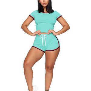 Conjunto de Shorts Deportivos de Verano para Mujer 2025 |   Ropa Deportiva Personalizada para Gimnasio |   Muy Transpirable, Secado Rápido, 100% Poliéster |   Ligero y Casual - Product Image 2