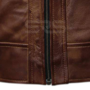 La chaqueta de moto de Cuero 100% más vendida para hombre, chaqueta de invierno transpirable con diseño personalizado - Product Image 6