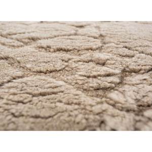 พรมขนสัตว์ถักมือสีเบจน้ำตาล ลายนามธรรม เทคนิค 3 มิติ สไตล์โบโฮ-ทับริซ สำหรับทางเข้าบ้าน โถงทางเดิน รูปทรงสี่เหลี่ยมผืนผ้า รุ่น RA-5016 - Product Image 3