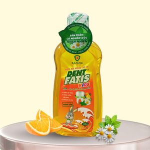 Enjuague Bucal Herbal para Niños, Sabor Naranja, Fórmula Segura y Suave, Sin Flúor, Aliento Fresco, Cuidado de las Cavidades para Niños - Product Image 1