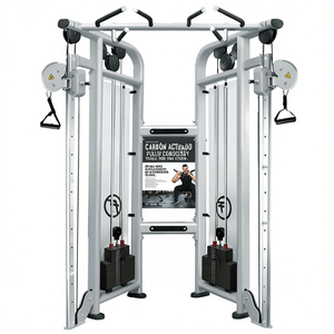 Polea Doble Ajustable Plateada French Fitness para Ejercicios con Cable, Entrenamiento de Fuerza para Todo el Cuerpo, para Gimnasios y Estudios - Product Image 2