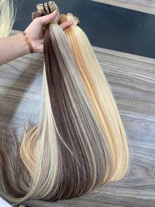 Extensions de Cheveux Vierges Bruts de Qualité Supérieure en Gros, Tissages Colorés Balayage/Ombre, 100% Vietnamiens avec Cuticules Alignées - Product Image 3