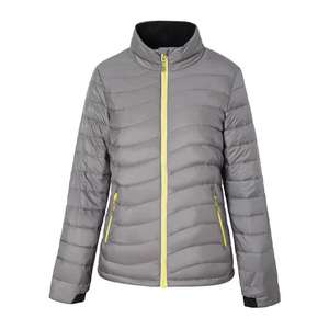 Manteau coupe-vent pour femme à col montant personnalisé pour l'hiver Veste polaire en duvet pour femmes - Product Image 2