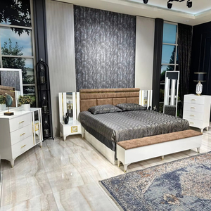 Juego de dormitorio moderno y elegante, madera MDF duradera para el hogar, Villa, granja, Hotel, almacén, uso, hermosa adición a cualquier espacio - Product Image 1