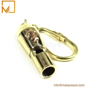 Biển Còi Với Neo Hấp Dẫn Keyring Hải Lý Antique Brass Trang Trí Đánh Bóng Bán Buôn Giá Vòng Chìa Khóa - Product Image 5