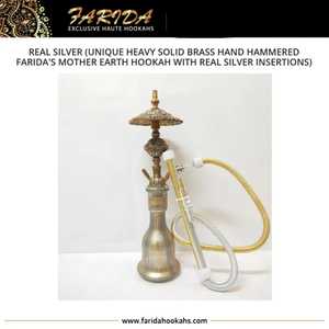 ฟารีดาที่หรูหราที่สุดของแม่โลกเครื่องทองเหลืองเงินแท้เครื่องเขินทำจากทองเหลืองแท้ที่มีเอกลักษณ์เฉพาะด้านเทคนิคการเคลือบแล็คเกอร์หนัก - Product Image 2