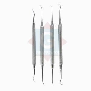 Cureta dental de acero inoxidable de precisión, instrumentos quirúrgicos manuales para el cuidado bucal - Product Image 3